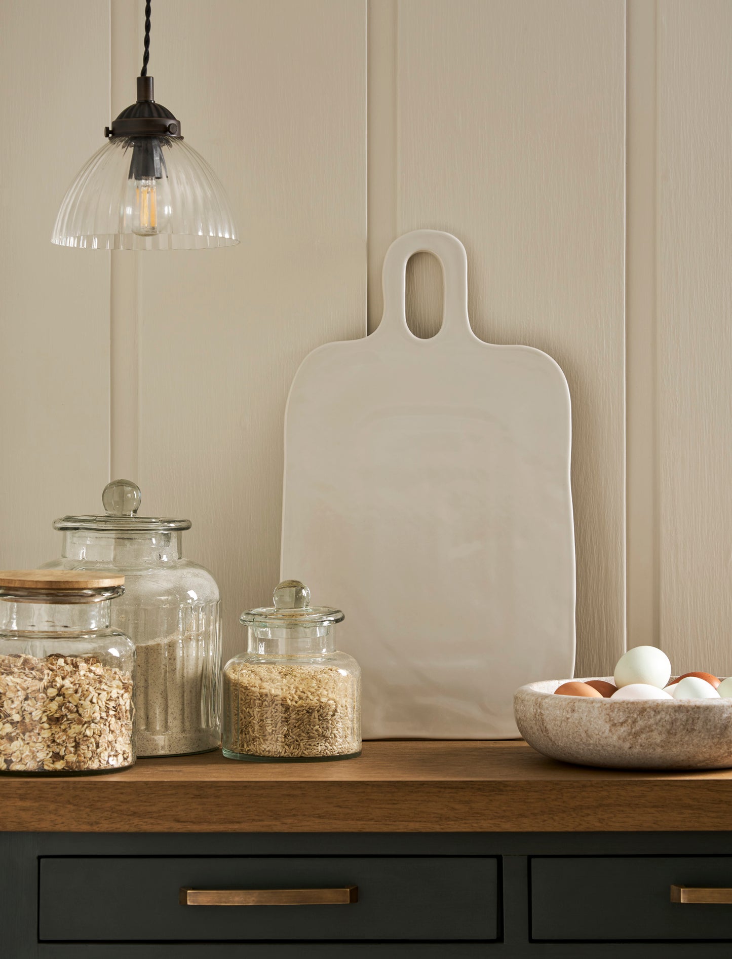 Alderley Rectangular Serving Board Chalk