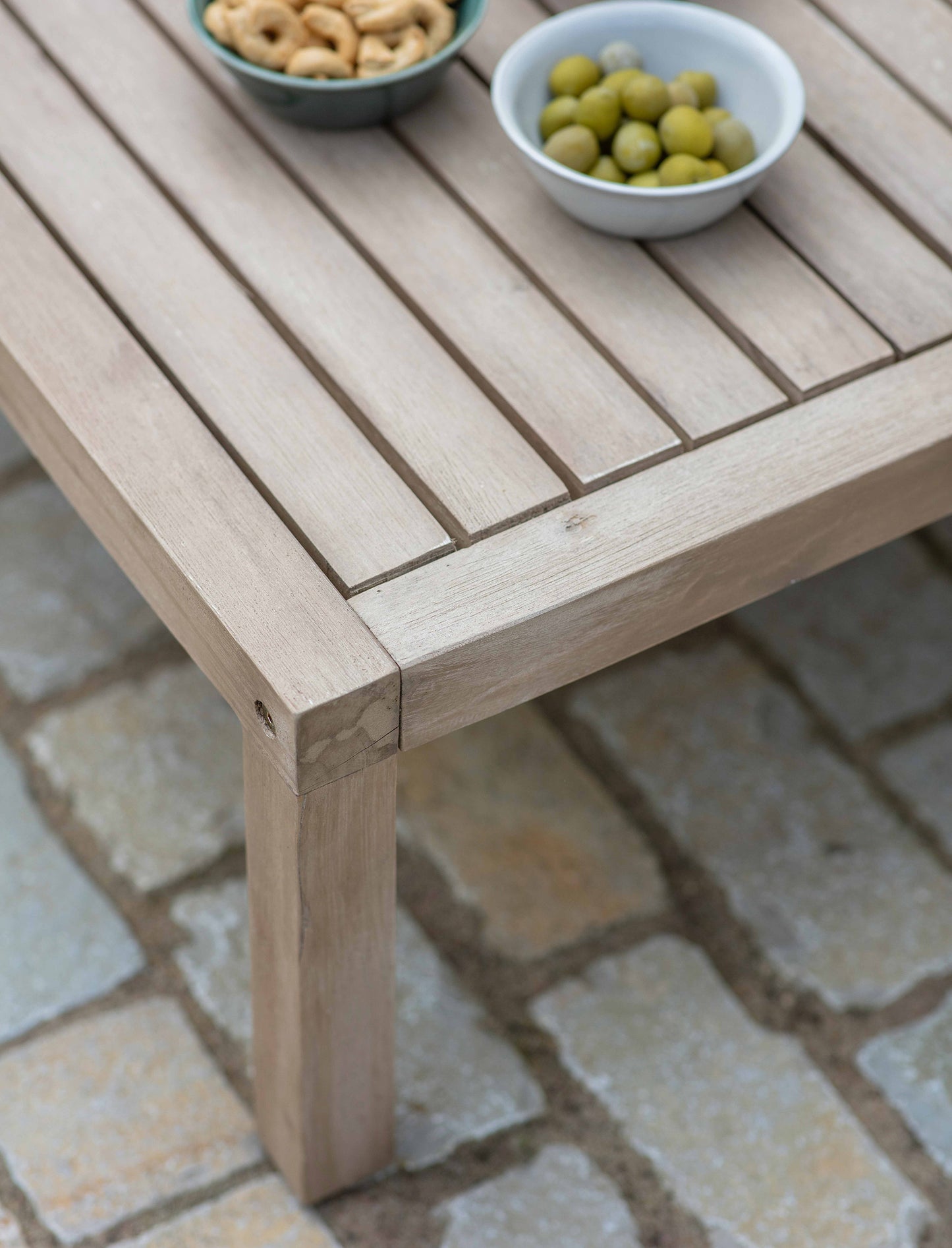 Porthallow Armchair & Table Set Natural