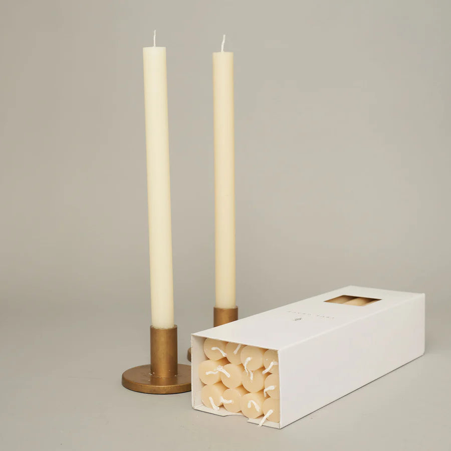 Ivory Dining Candle