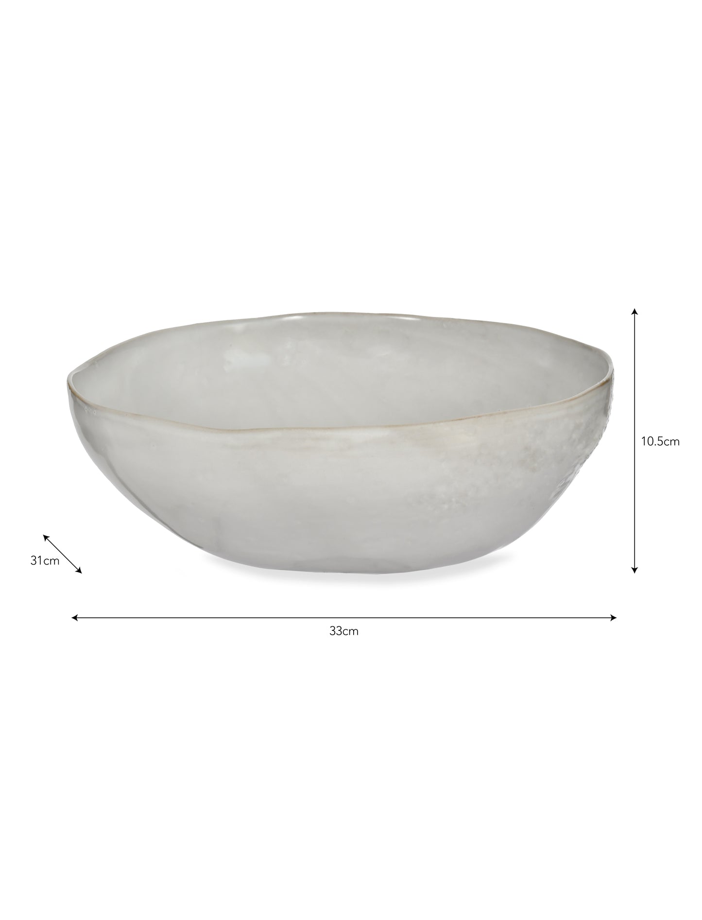 Ithaca Salad Bowl White