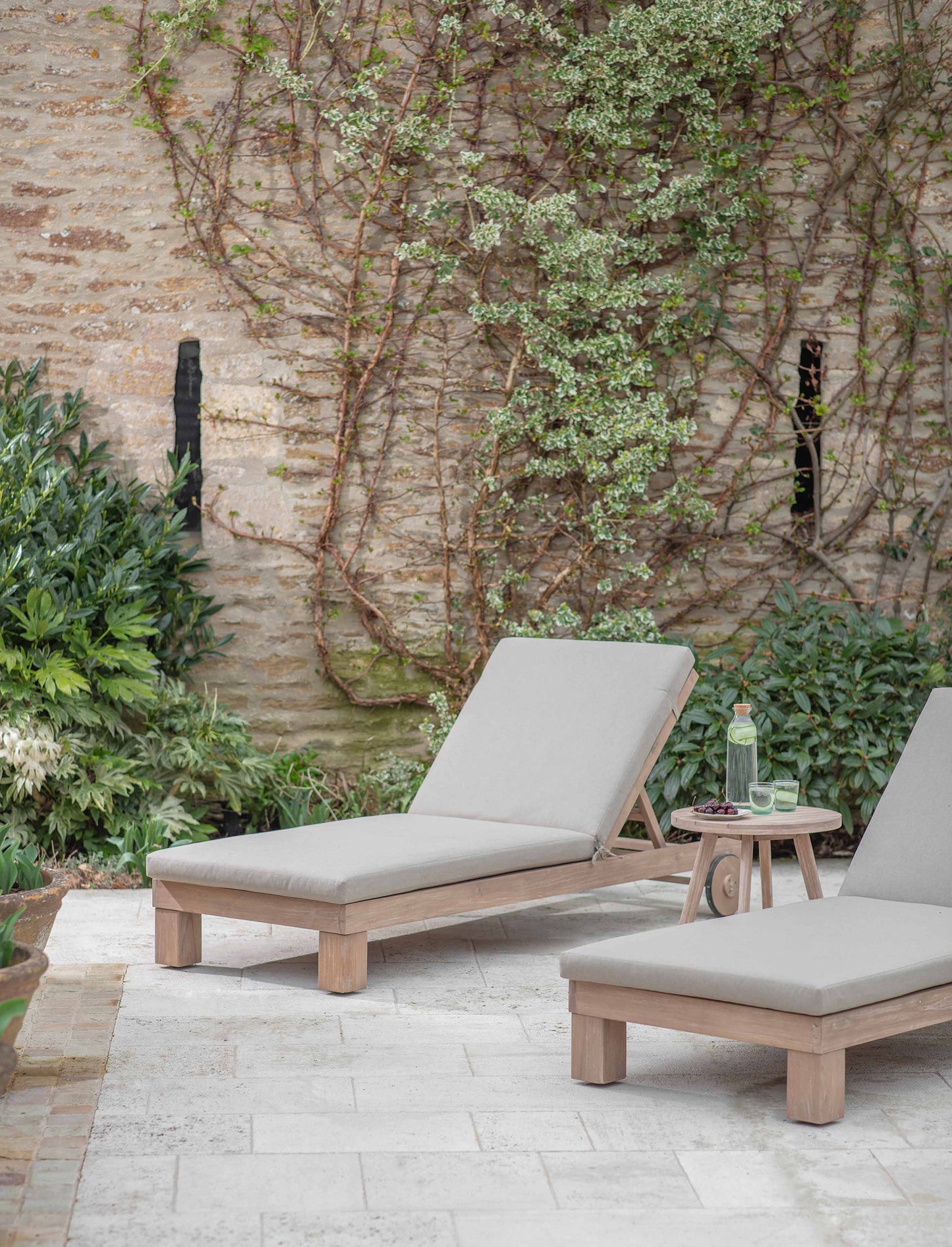 Porthallow Lounger Natural