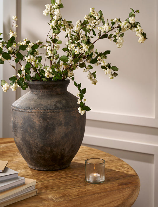 Portesham Vase Large Antique Brown