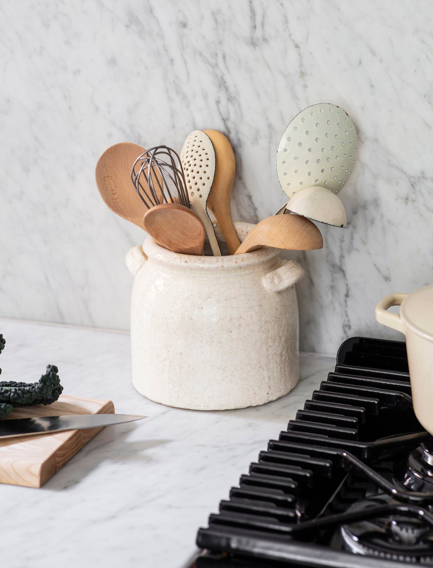 Ravello Pot with Handles 21cm White