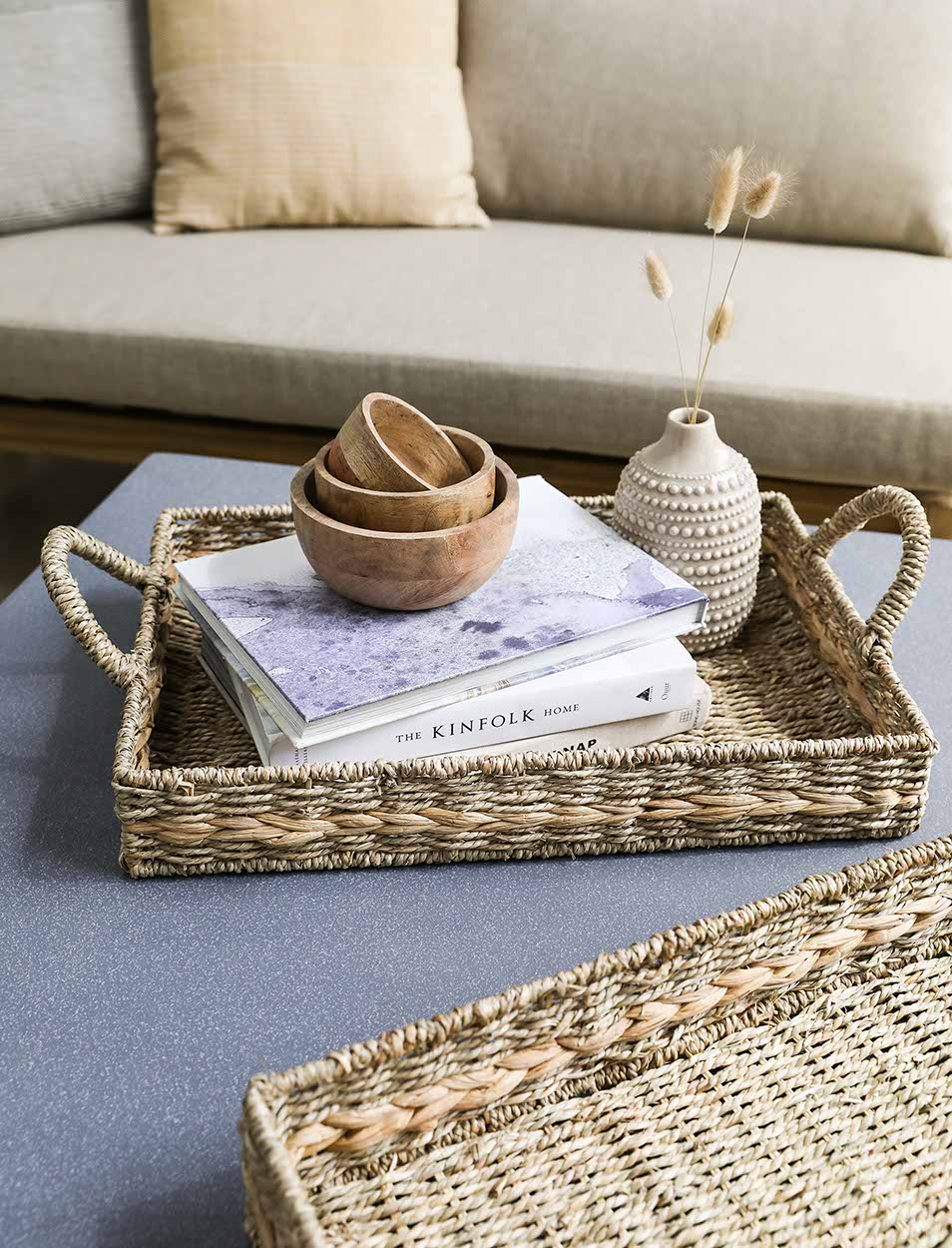 Bayford Woven Tray (Set of 2) Natural